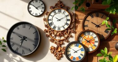 stylish wall clocks selection