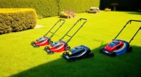 top lawn mowers selected