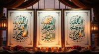 eid calligraphy decor ideas