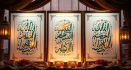 eid calligraphy decor ideas