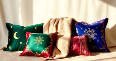 eid themed decorative cushions collection