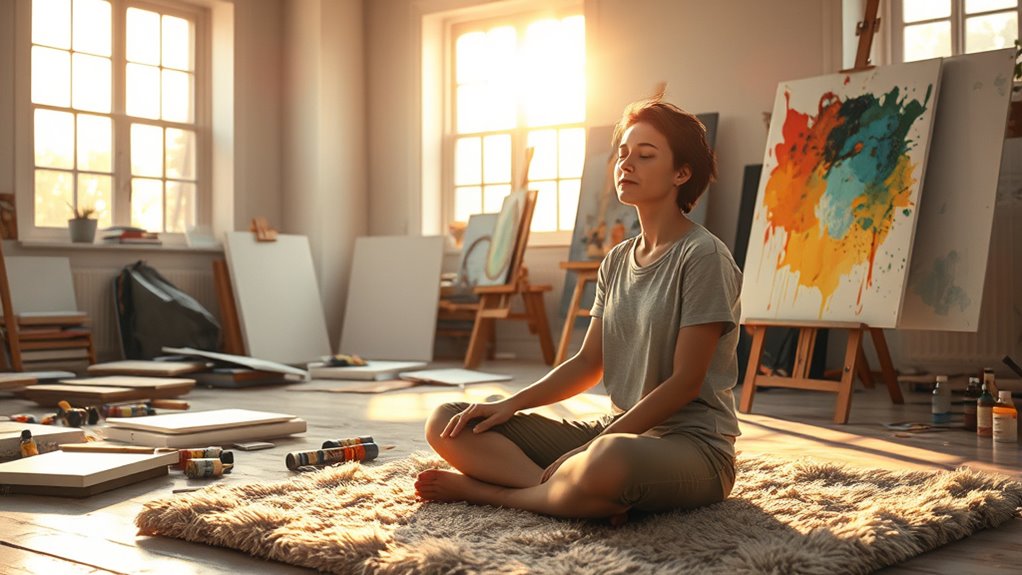 mindfulness enhances artistic creativity
