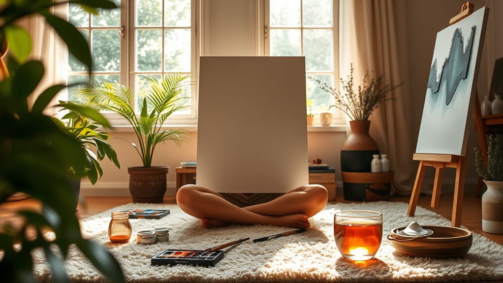 mindfulness enhances artistic expression