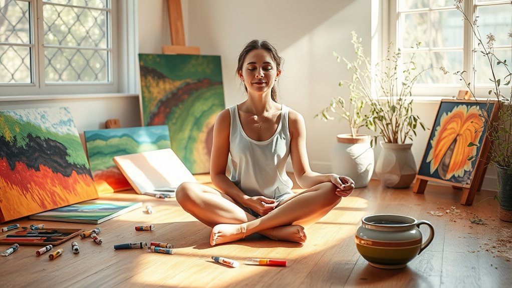 mindfulness fosters artistic development