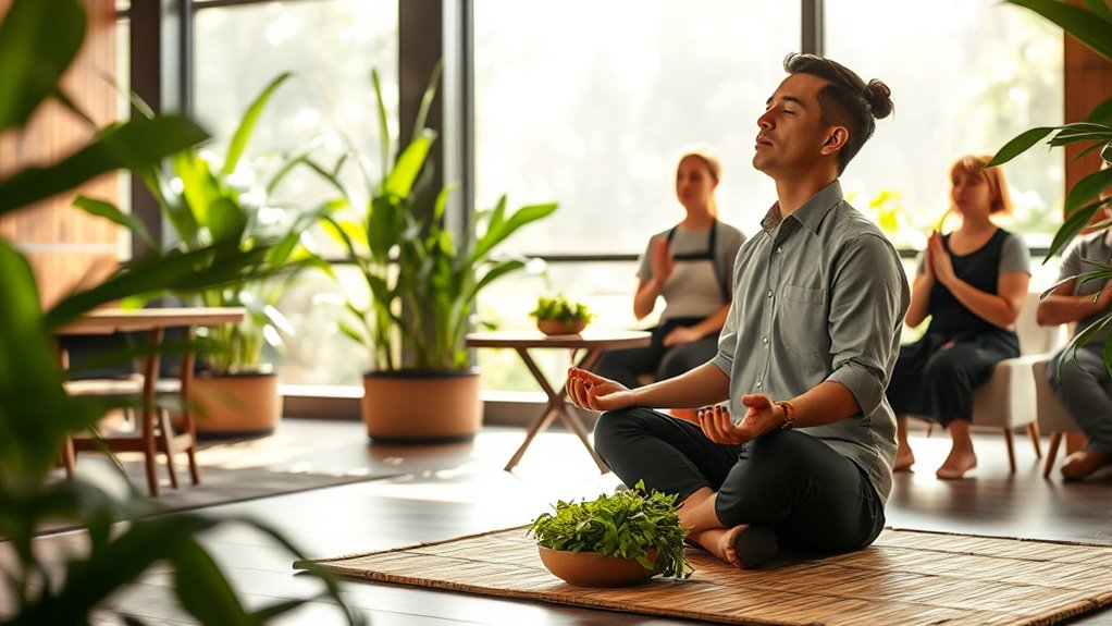 mindfulness improves staff well being