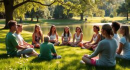 mindfulness promotes volunteer harmony