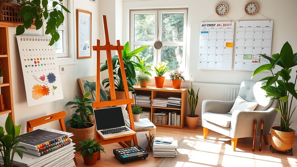 organized efficient work environment