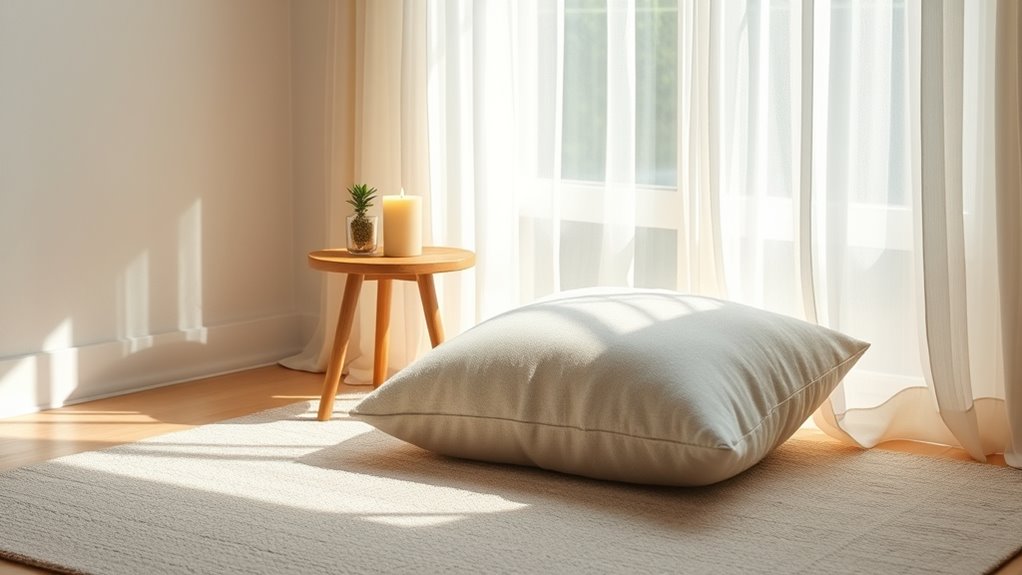 create calming meditation environment