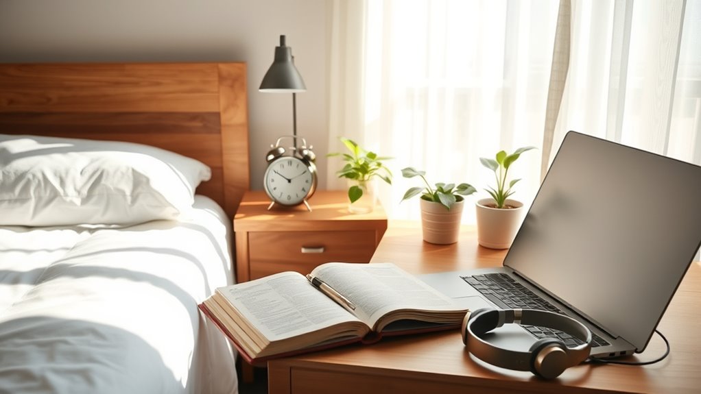 create focused morning environment