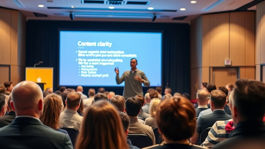 engage audience with clarity