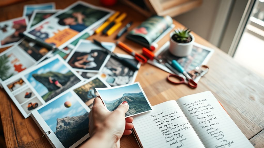 gather materials and set intentions