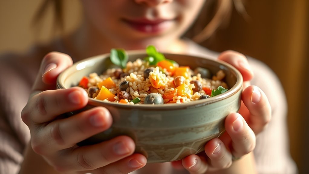 savor each bite mindfully