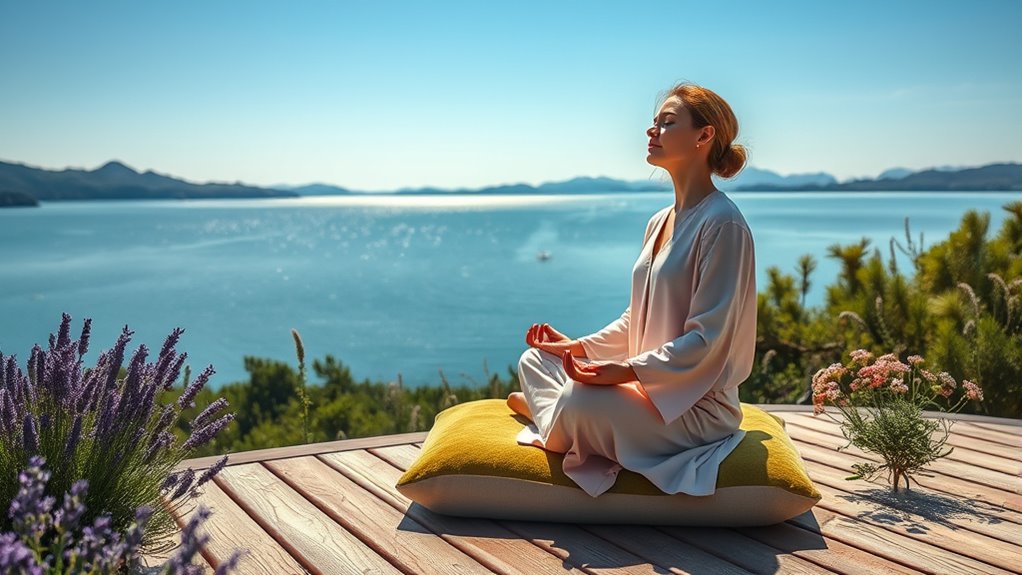 visualize calming sensory scenes