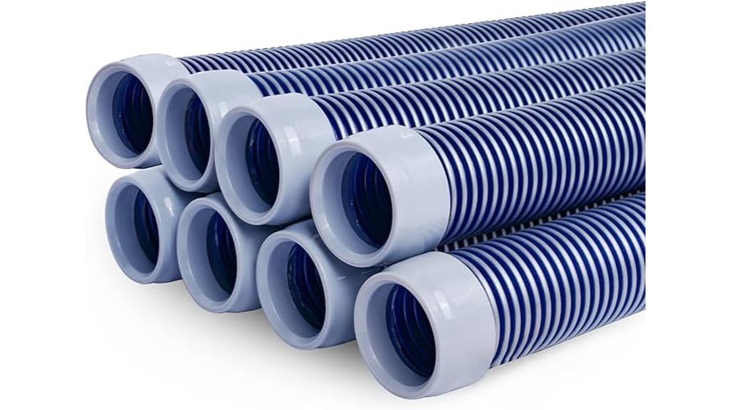 eight 1 5 inch hose pieces