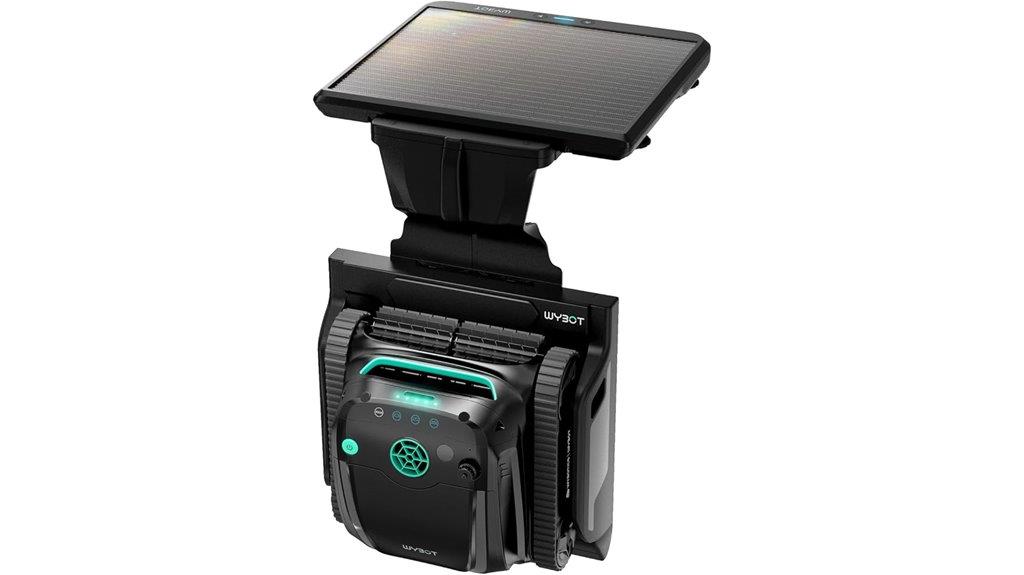 solar powered pool cleaning