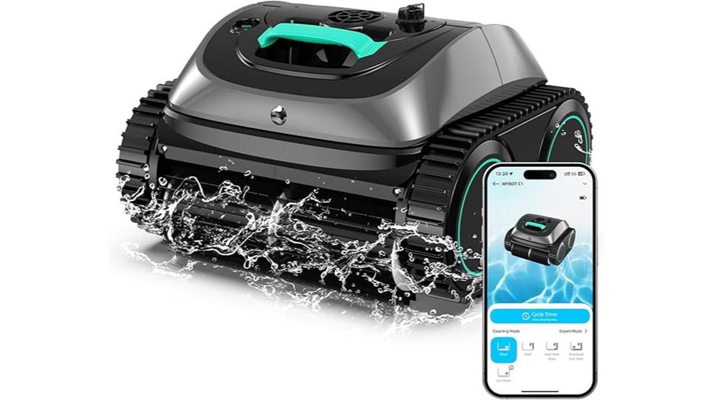 upgraded pool robot vacuum