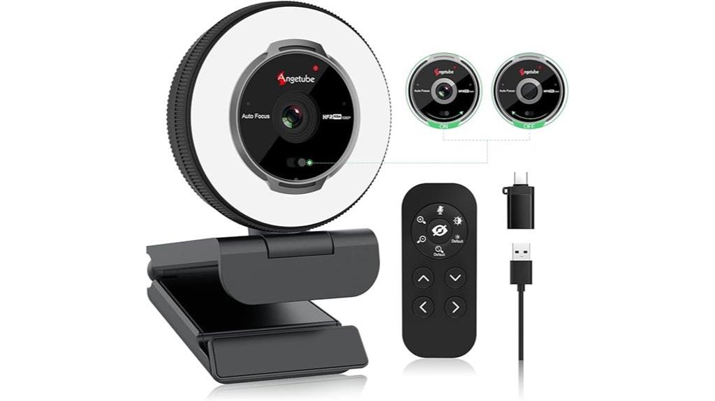 1080p webcam with microphone