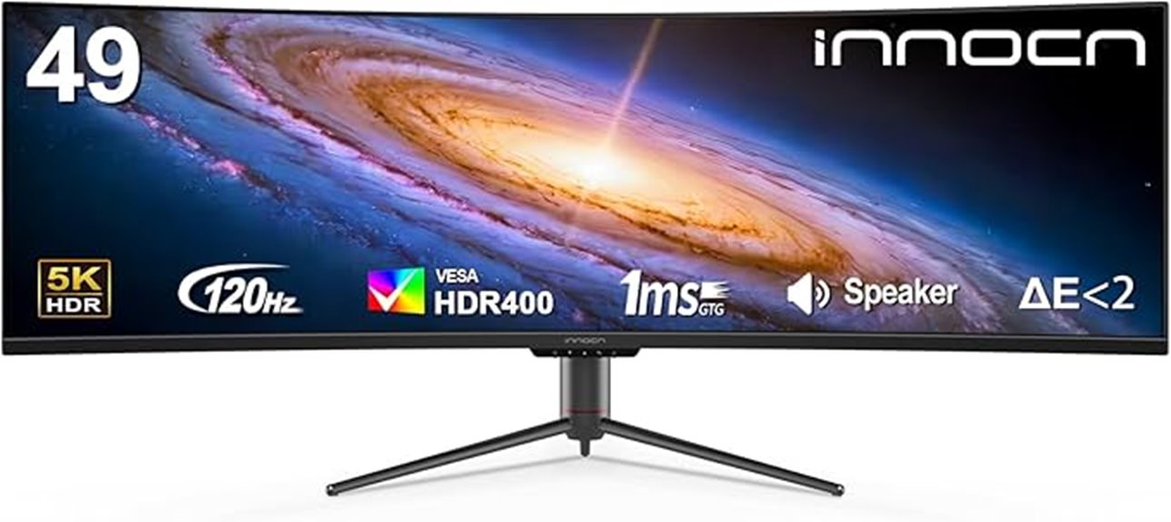 49 inch ultrawide curved monitor
