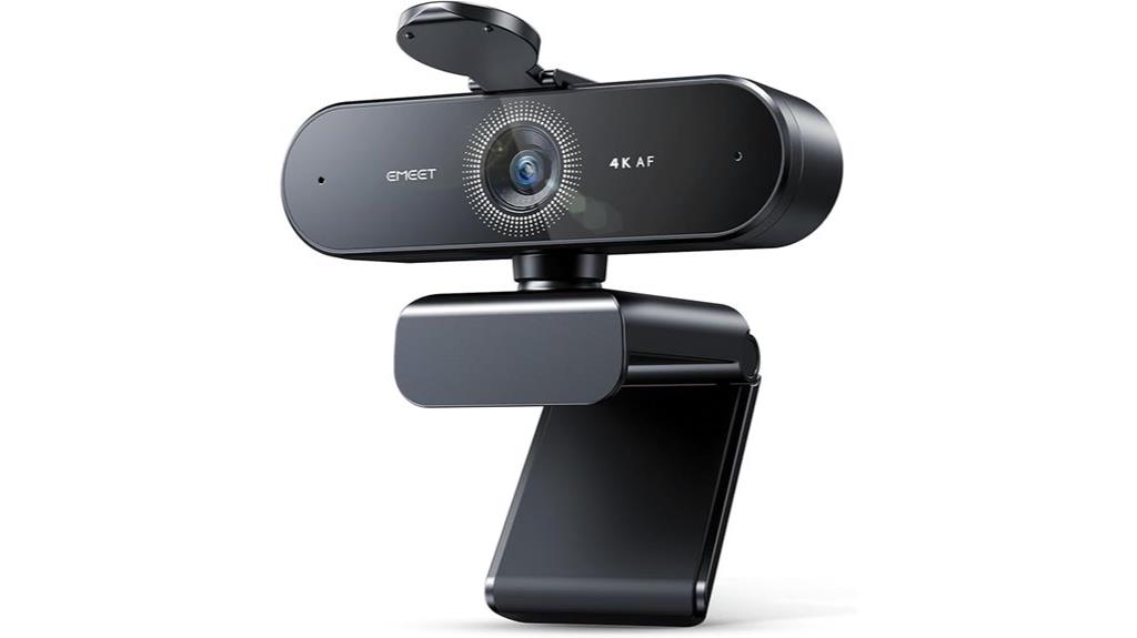 4k webcam with auto light
