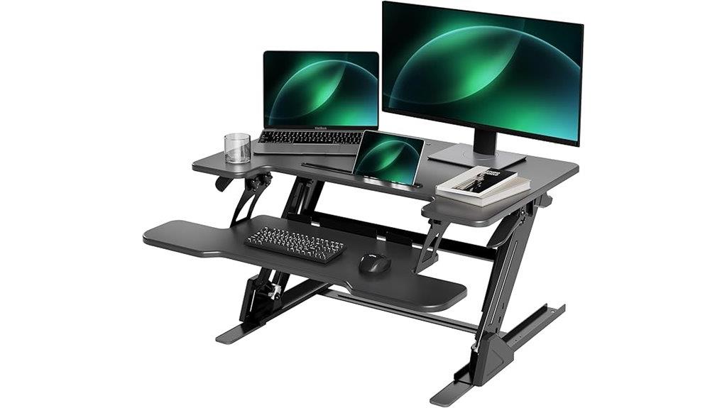 adjustable 32 inch desk