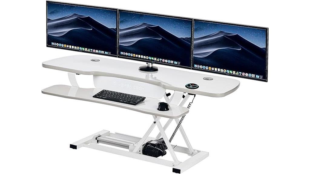 adjustable 48 inch desk converter