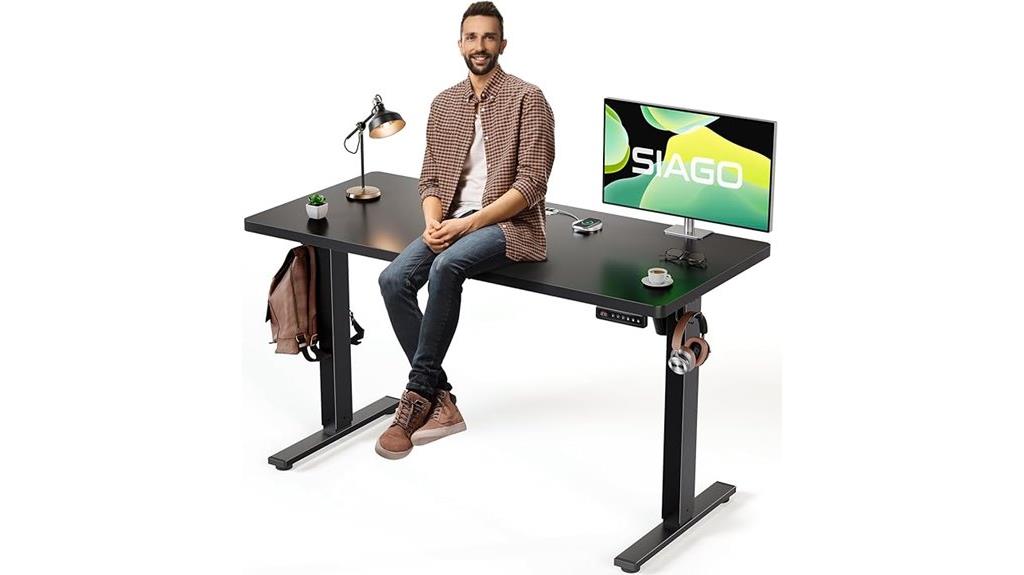 adjustable 48x24 electric desk