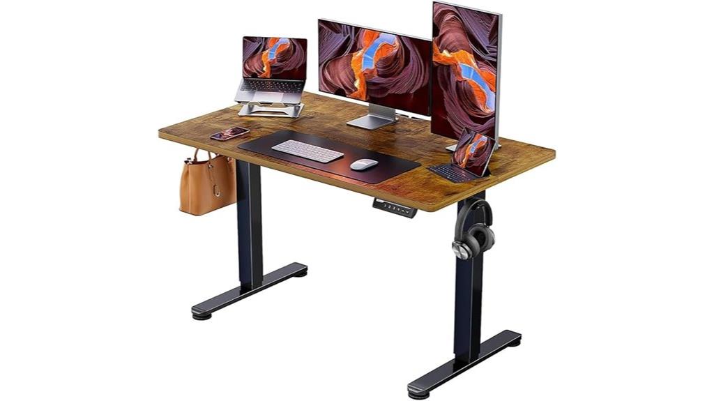 adjustable 48x24 electric desk