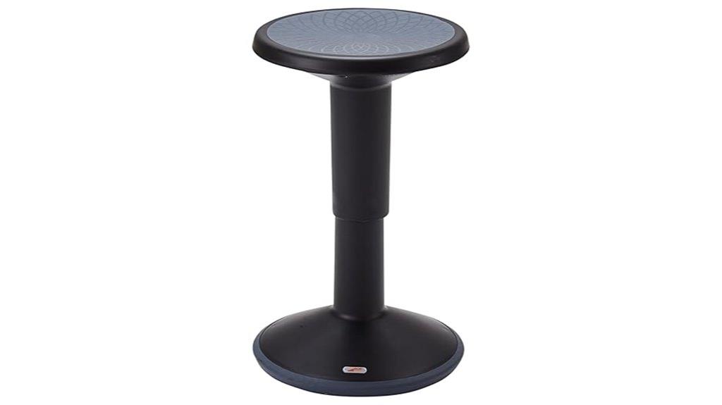 adjustable black active stool