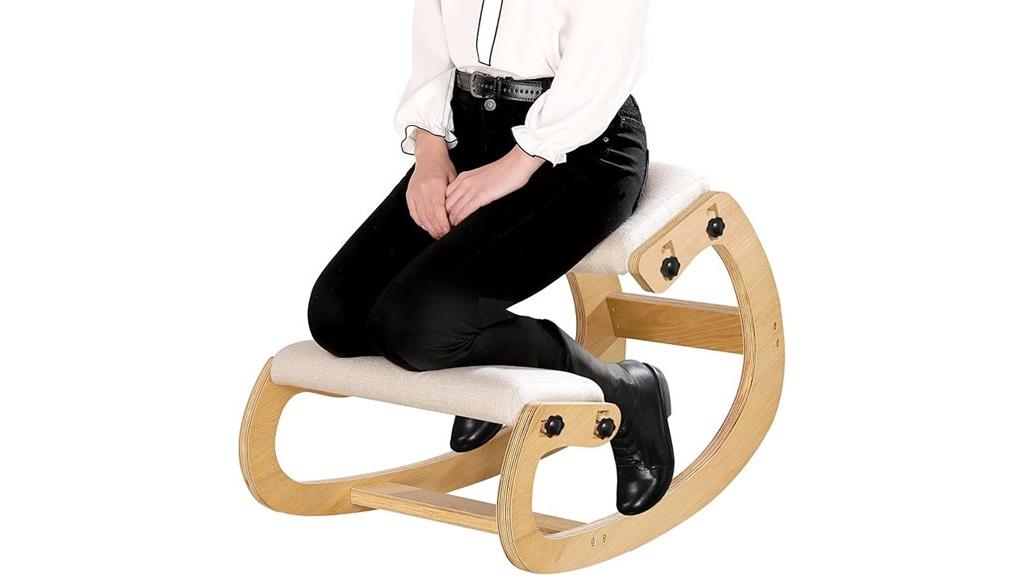 adjustable ergonomic kneeling chair