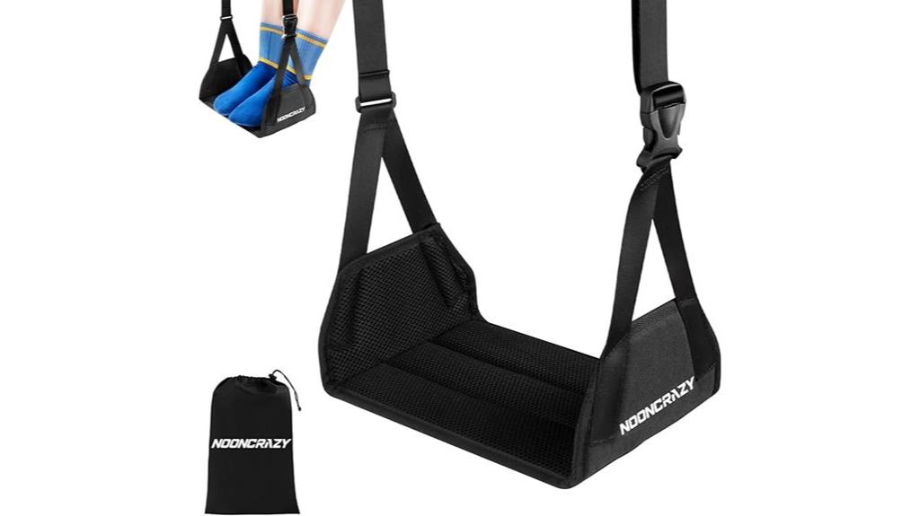adjustable foam airplane footrest