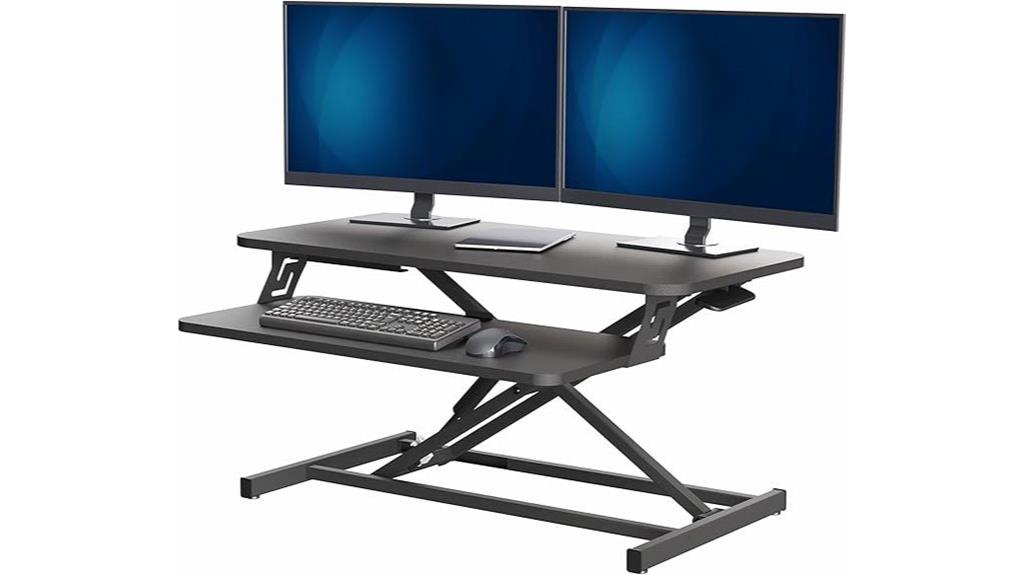 adjustable sit stand desk
