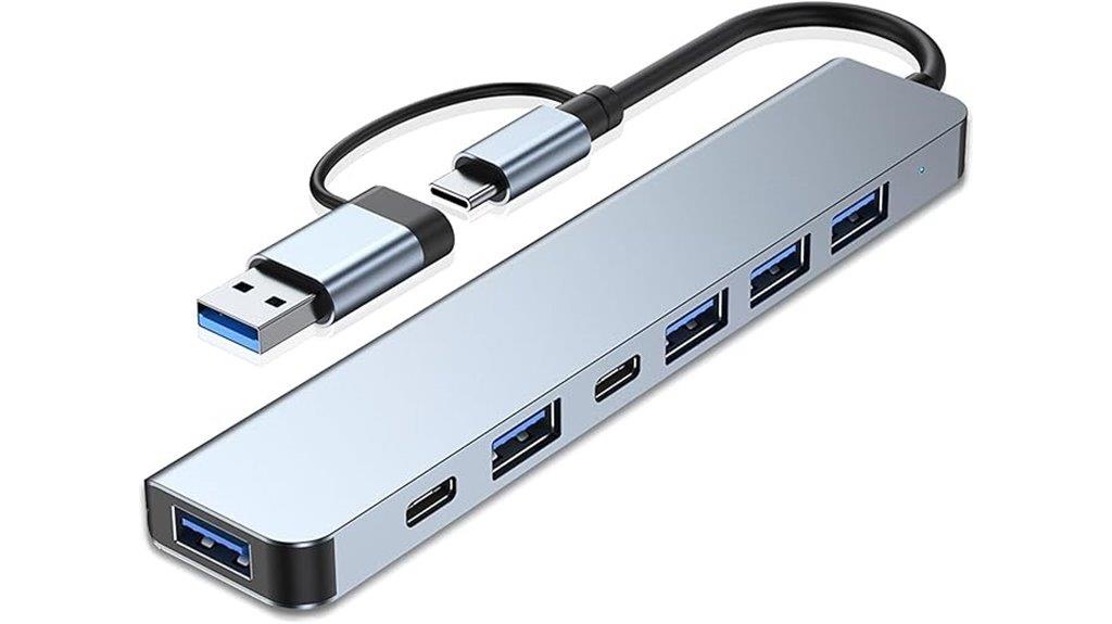 aluminum usb c hub