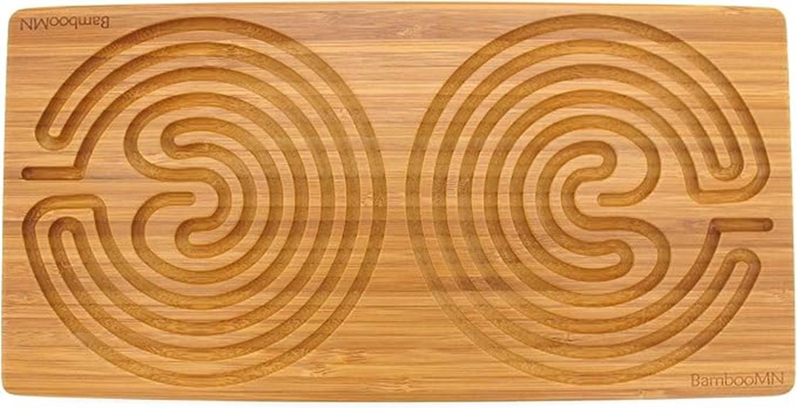 bamboo maze with seven circuits