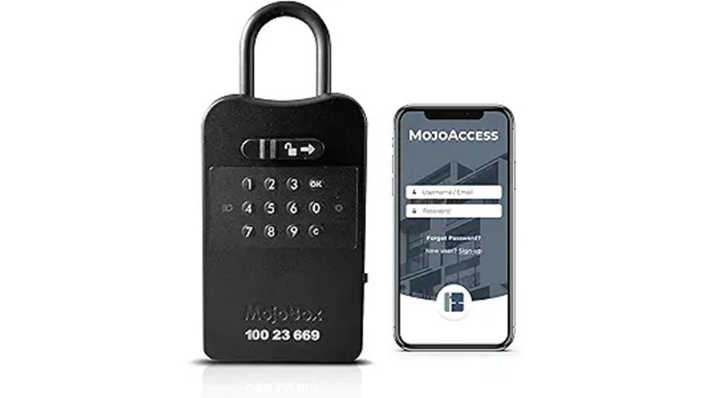 bluetooth enabled digital lockbox