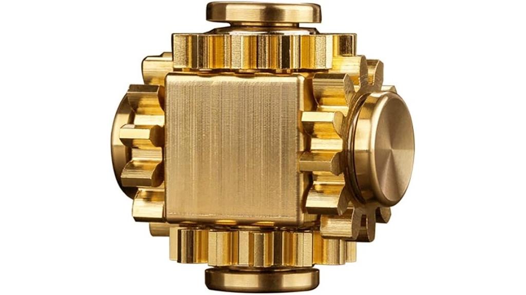 brass gear fidget toy
