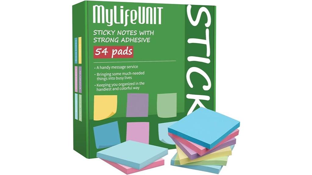 bulk pack of sticky notes