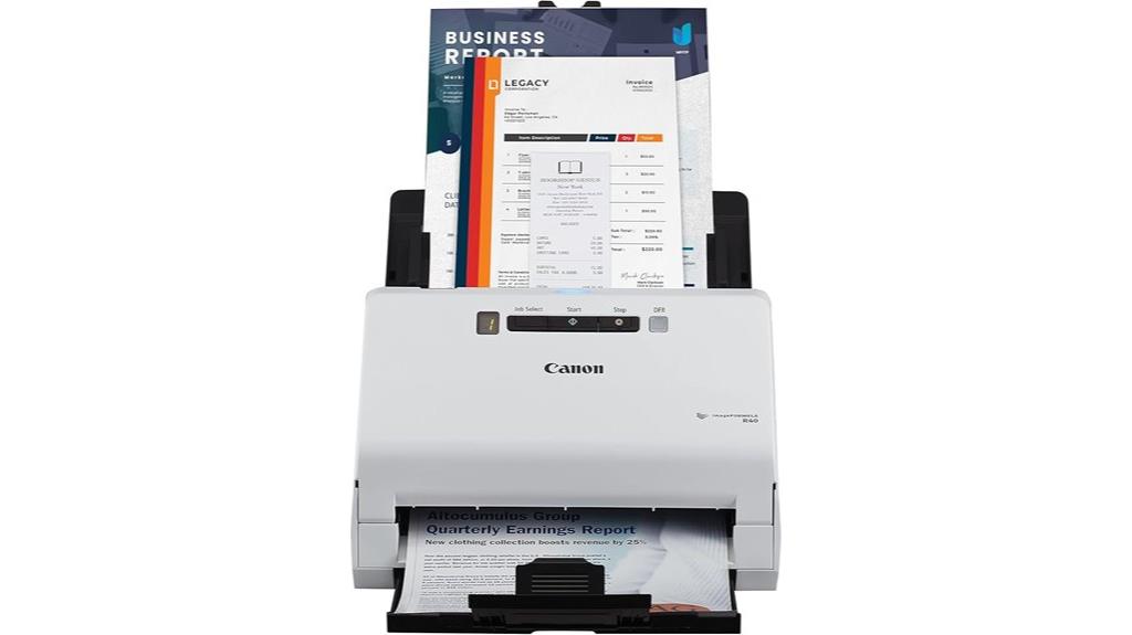 canon r40 receipt scanner