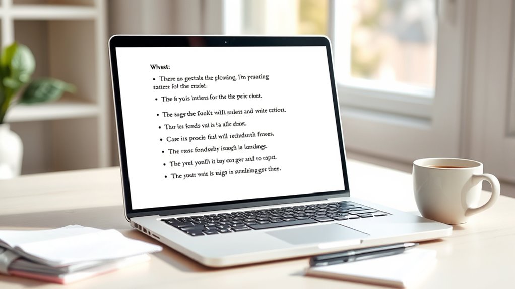 clear concise sentence writing