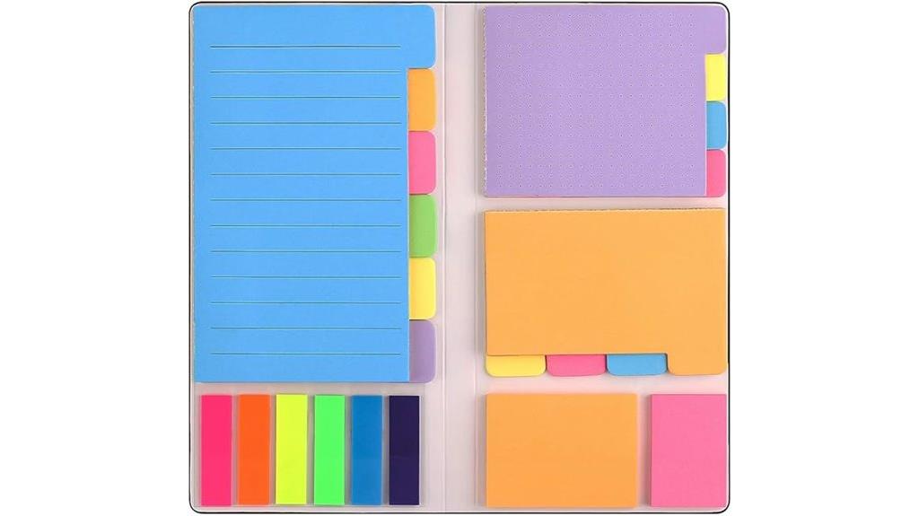 colorful notes for organization