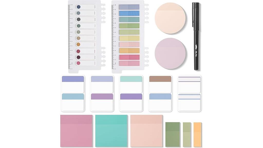 colorful transparent bible notes