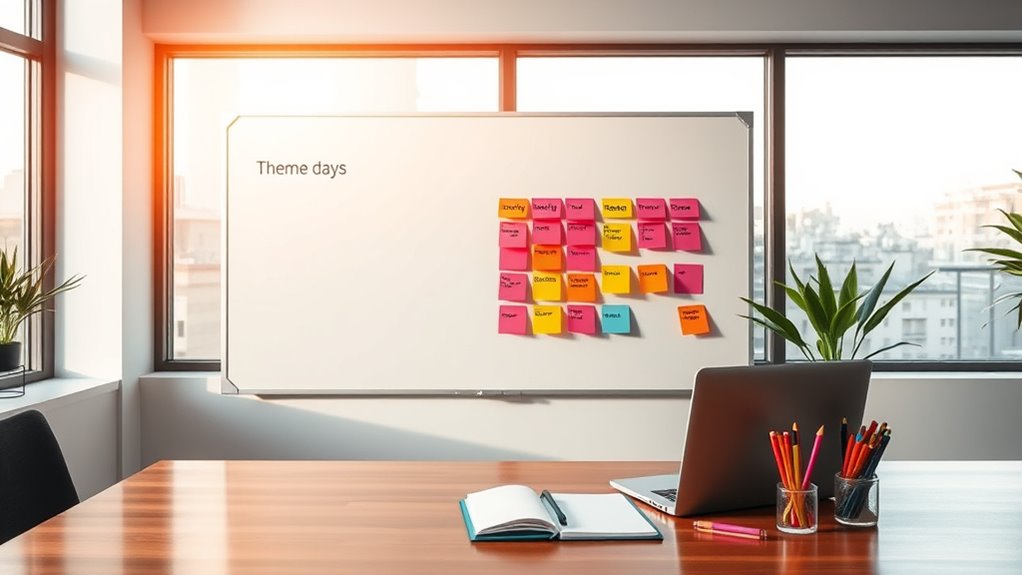 create focused theme days