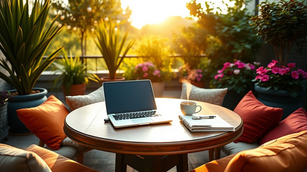 create inspiring retreat environment