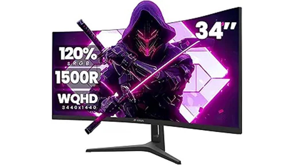 curved ultrawide gaming monitor
