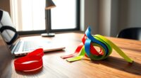 desk exercise resistance bands