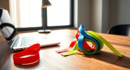 desk exercise resistance bands