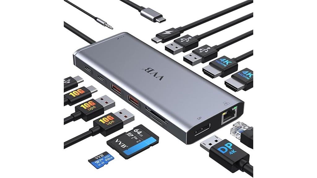 dual hdmi usb dock