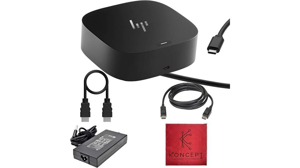 dual monitor laptop dock