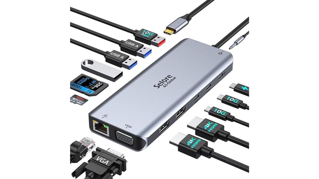 dual monitor usb dock
