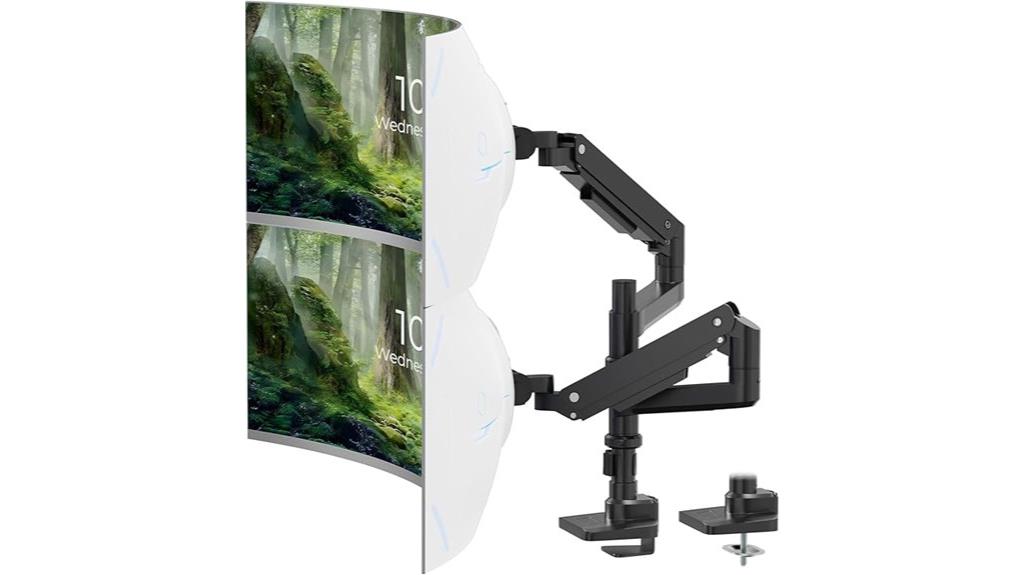 dual ultrawide screen mount