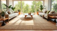 eco friendly bamboo silk rugs